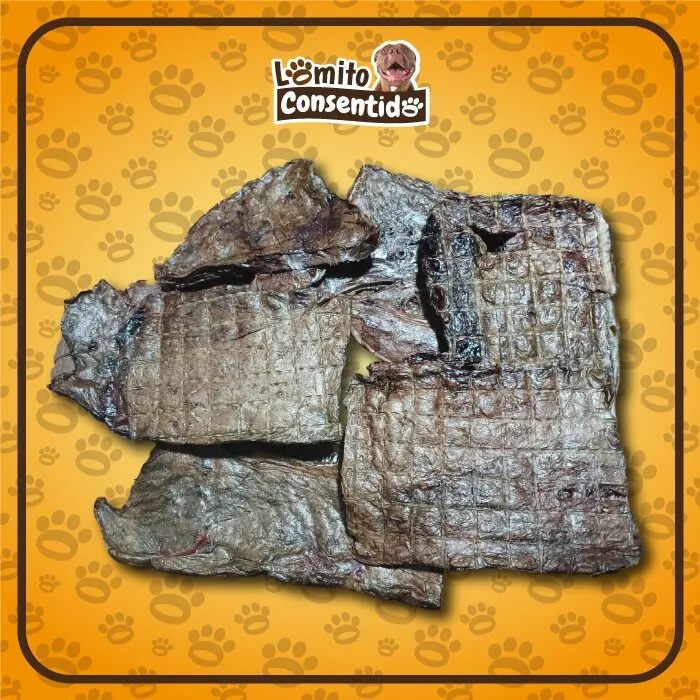 Galleta de bofe de res deshidratado para perros, paquete de 114 gramos, snack natural bajo en grasas, rico en proteínas, hierro, zinc y vitaminas del complejo B