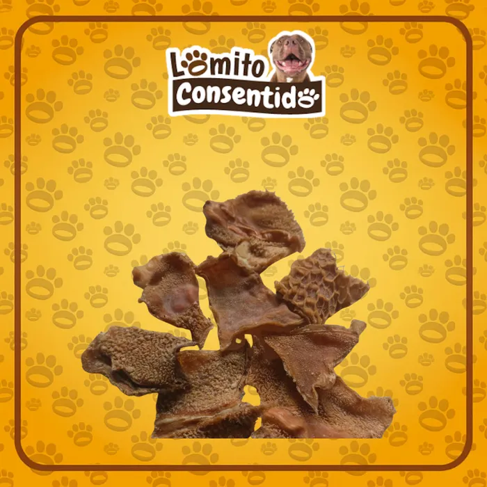 Mondongo deshidratado para perros, paquete de 114 gramos, snack natural rico en proteínas, colágeno y vitamina B12 que favorece salud dental y articular