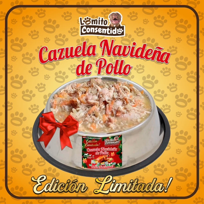Cazuela navideña de pollo - 1 libra