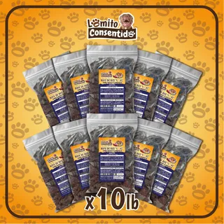 Paquete Lomito #1 para perros grandes, incluye 10 libras de bofe de res L-XL, alimento natural rico en proteínas, hierro y vitamina D que fortalece piel, huesos y sistema inmunológico