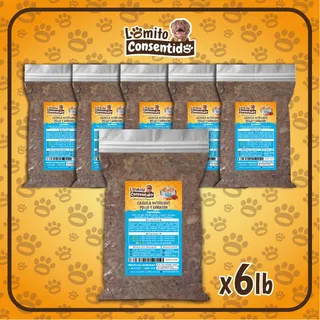 Paquete Lomito #5 para perros grandes, incluye 6 libras de nutri light, alimento natural rico en proteínas y energía que fortalece piel, huesos y sistema inmunológico